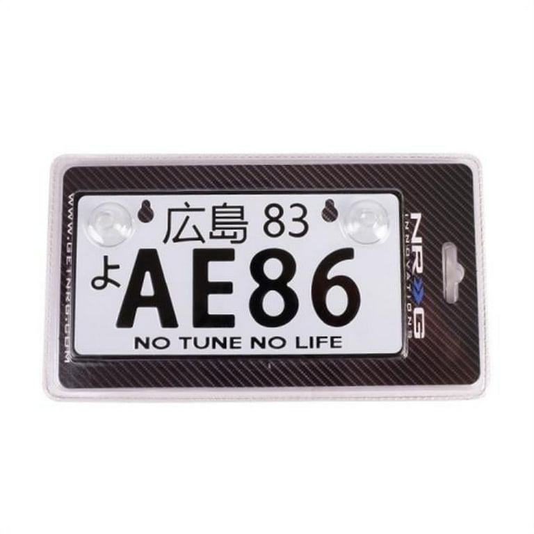 aspec AE86 インテリア イベント ナンバープレート JDMPLATES NRG Innovations MP-001-AE86 JDM Mini License Plate for AE86