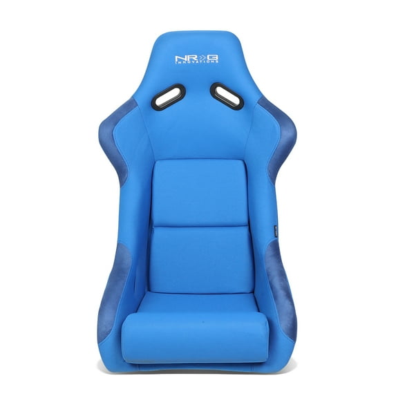 Nrg Innovations FRP-300-BL Racing Seat, 23"W X 18"D X 34"H, Strong Fixed Back, Blue