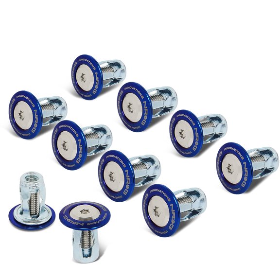 NRG Innovations NRG-FW-200TS NRG Innovations FW-200TS Titanium 20mm Fender Washer Dress Up Kit 10Pcs w/Torx Key