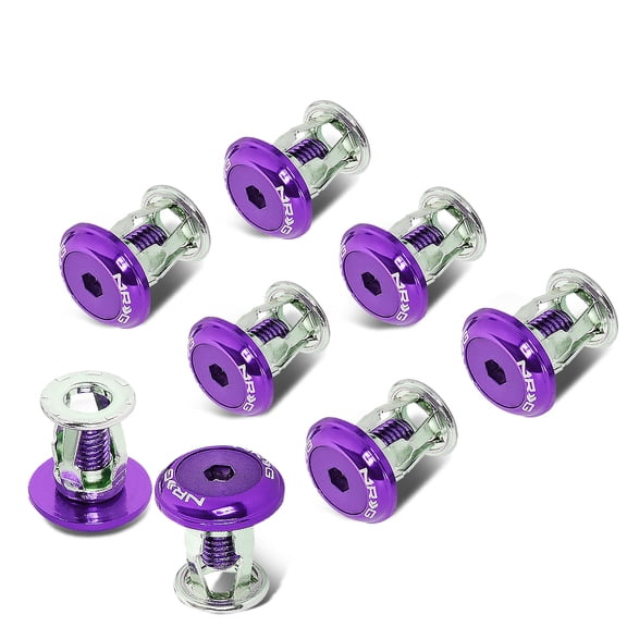 NRG Innovations NRG-FW-800PP NRG Innovations FW-800PP Aluminum 24mm Fender Washer Dress Up Kit 8Pcs w/Allen Key