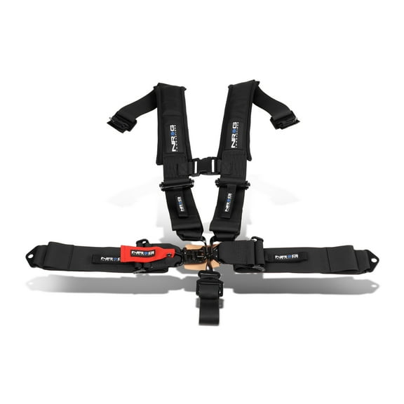 NRG Innovations NRG-SBH-5PCBK-620 NRG Innovations SBH-5PCBK-620 SFI Approved 5-Point Latch & Link Buckle Safety Racing Seat Belt Harness