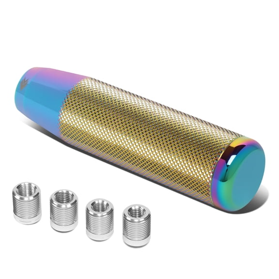 NRG Innovations NRG-SK-800MC Neo Chrome Aluminum Shift Knob Thread Adapters Manual Transmission Universal