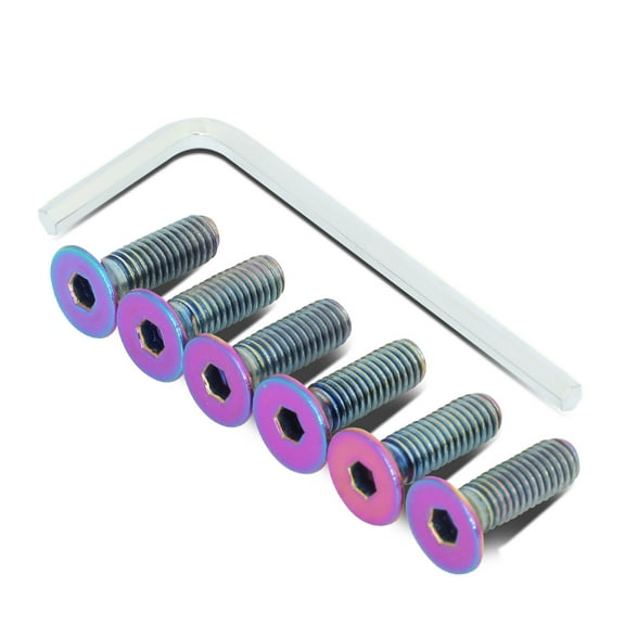 NRG Innovations NRG-SWS-100MC NRG Innovations SWS-100MC Steering Wheel Horn Button Screw Kit 6-Pieces w/Allen Key