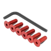 NRG Innovations NRG-SWS-100RD NRG Innovations SWS-100RD Steering Wheel Horn Button Screw Kit 6-Pieces w/Allen Key