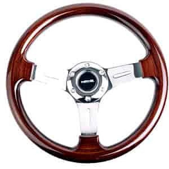 NRG Innovations ST-015-1CH Wood Grain Steering Wheel