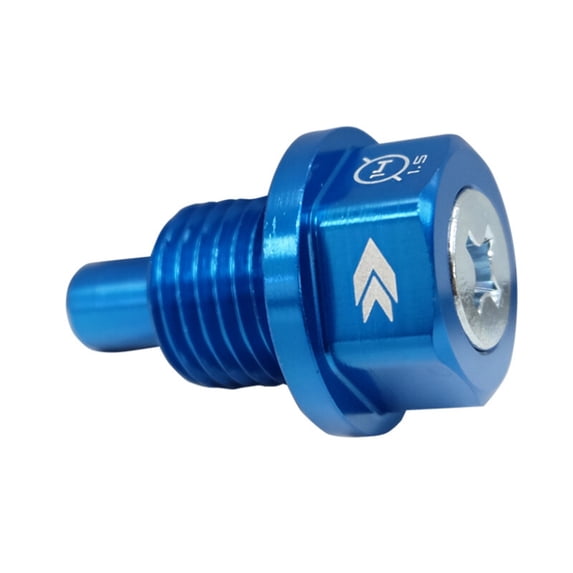 NRG Magnetic Oil Drain Plug M14X1.5 Acura/Honda/Mazda/Mitsubishi - Blue - NOP-100BL