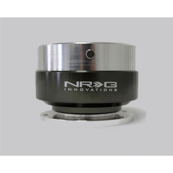 NRG  Quick Release Gen 1.5 Silver Body & Black Chrome Ring