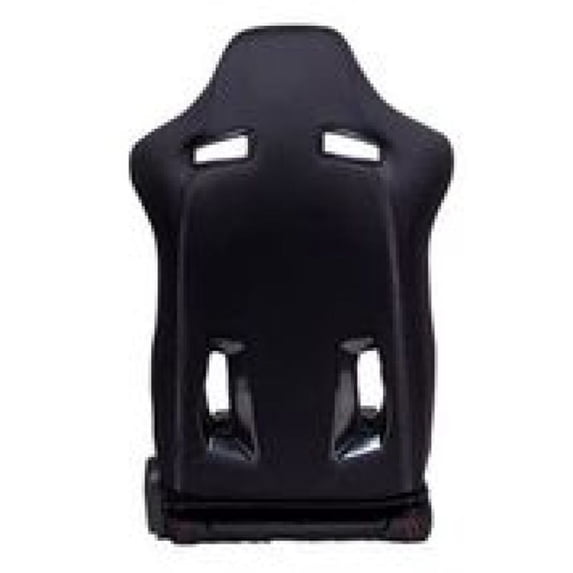 NRG Sport Seats (Pair) Cloth w/NRG Logo NRG Arrow Cushion Imprint - Black w/Red Stitch - RSC-800L/R