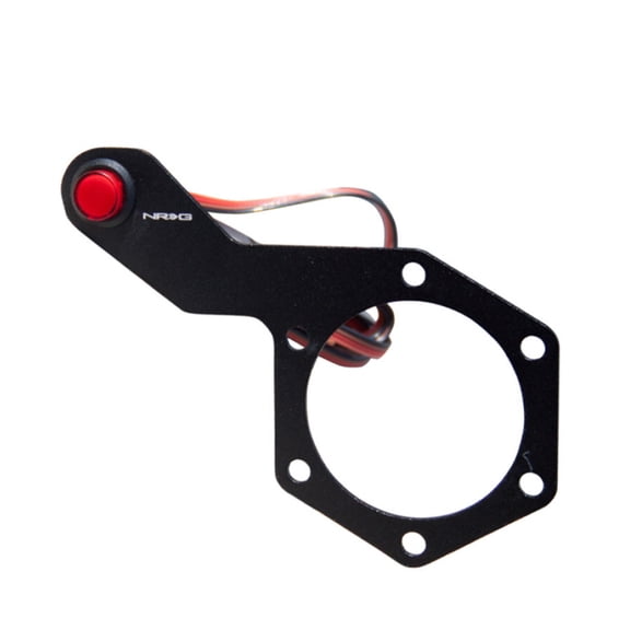NRG Steering Single Switch - Extended Kit Black - WSS-100BK