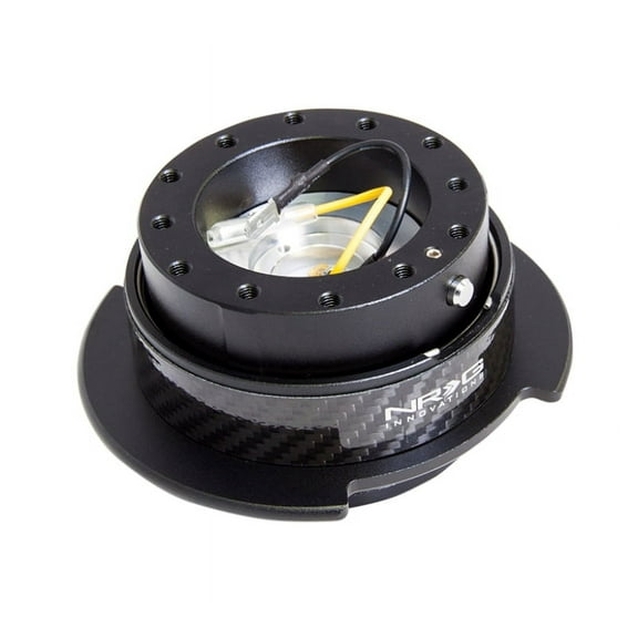 NRG Steering Wheel Quick Release Kit - Gen 2.5 - Black Body with Black / Carb...