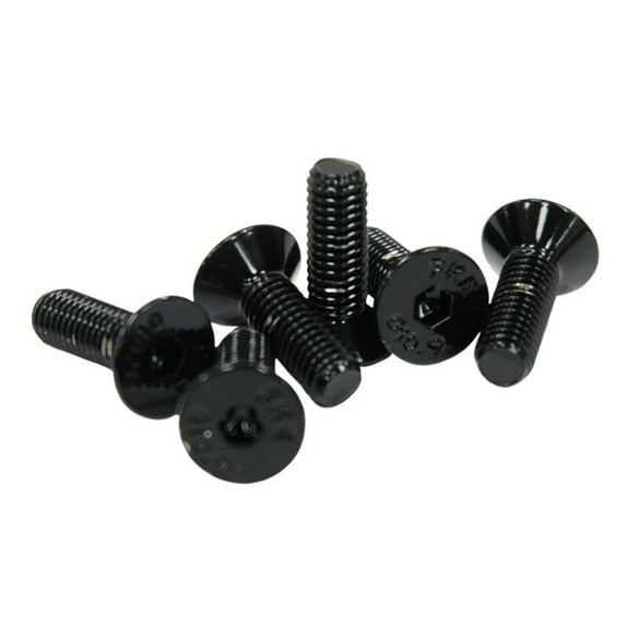 NRG Steering Wheel Screw Upgrade Kit (Conical) - Black - SWS-100BK-1
