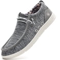 thumbnail image 1 of NRNHI Men's Loafers Slip-On Casual Shoes with Arch Support GreyWhite Size 9.5, 1 of 8