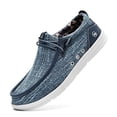 thumbnail image 1 of NRNHI Men's Slip On Loafers | Men's Shoes | Arch Support Insole | Comfortable Light-Weight Mens Casual Loafers DarkBlue Size 10, 1 of 7