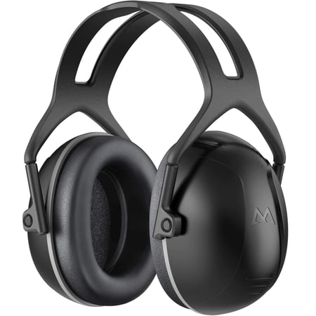 SNR 35dB Effective Ear Protection, Hearing Protection Ear Muff, Lightweight Adult Noise Cancelling Headphones, Ear Protection for Mowing, Sleeping, Ear Muffs for Noise Reduction