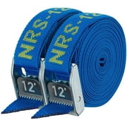 NRS 1" Heavy Duty Tie Down Strap 2 Pack-IconicBlue-12ft