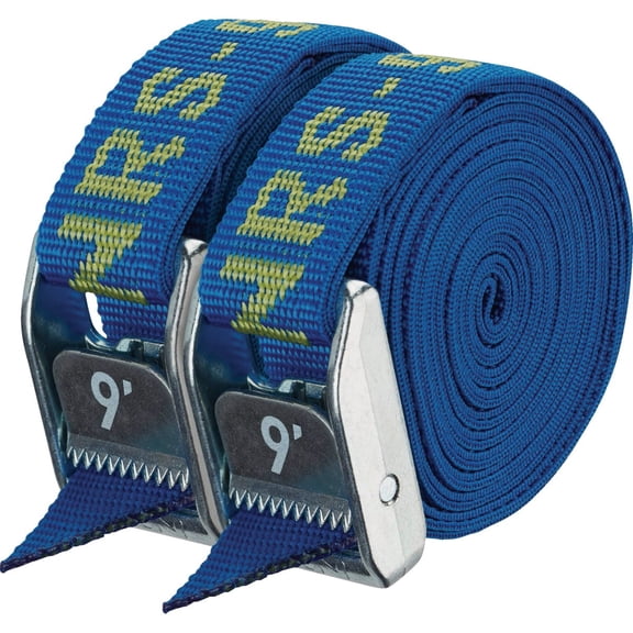 NRS 9' Strap Pair Iconic Blue — Residential Use, Standard Application