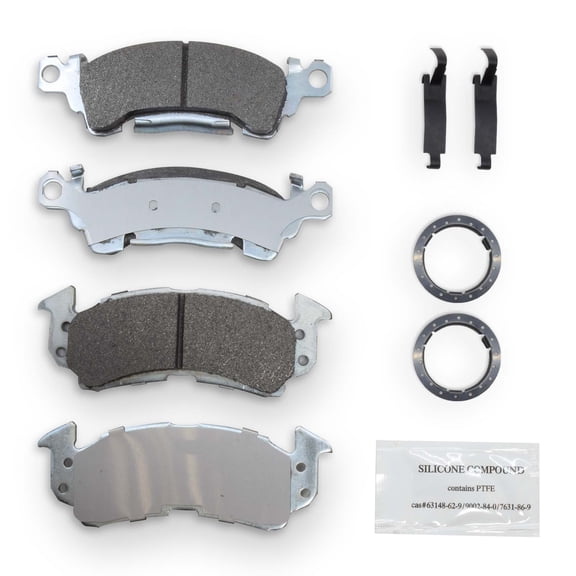 NRS Galvanized Brakes 1972-1974 Checker A11; 1972-1974 Checker A11E; 1975-1982 Checker Marathon; 1974-1983 Jeep Cherokee; 1984-1991 Jeep Grand Wagoneer NS52 Premium Galvanized Brake Pad Set