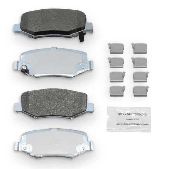 NRS Galvanized Brakes 2007-2012 Dodge Nitro; 2018 Jeep Wrangler JK; 2008-2013 Jeep Liberty NS1274 Premium Galvanized Brake Pad Set