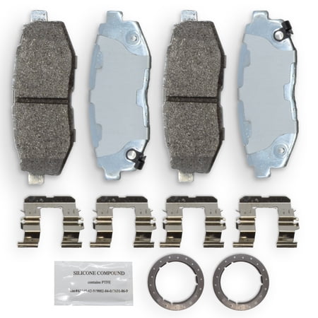 NRS Galvanized Brakes 2013-2024 Subaru BRZ; 2022-2023 Subaru WRX; 2006-2007 Subaru B9 Tribeca; 2014-2018 Subaru Forester; 2010-2014 Subaru Legacy NS1124 Premium Galvanized Brake Pad Set