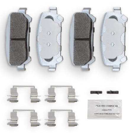 NRS Galvanized Brakes 2015-2020 Chevrolet Colorado NS1806 Premium Galvanized Brake Pad Set