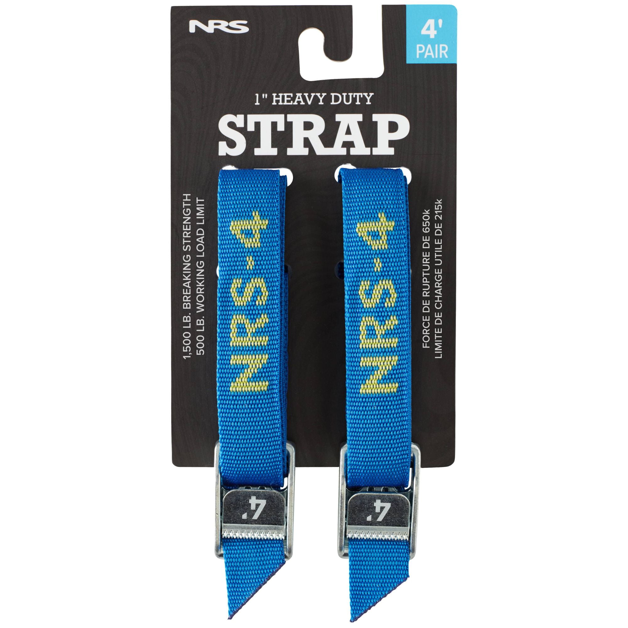 NRS Heavy Duty Kayak TieDown Straps 1" (Branded)