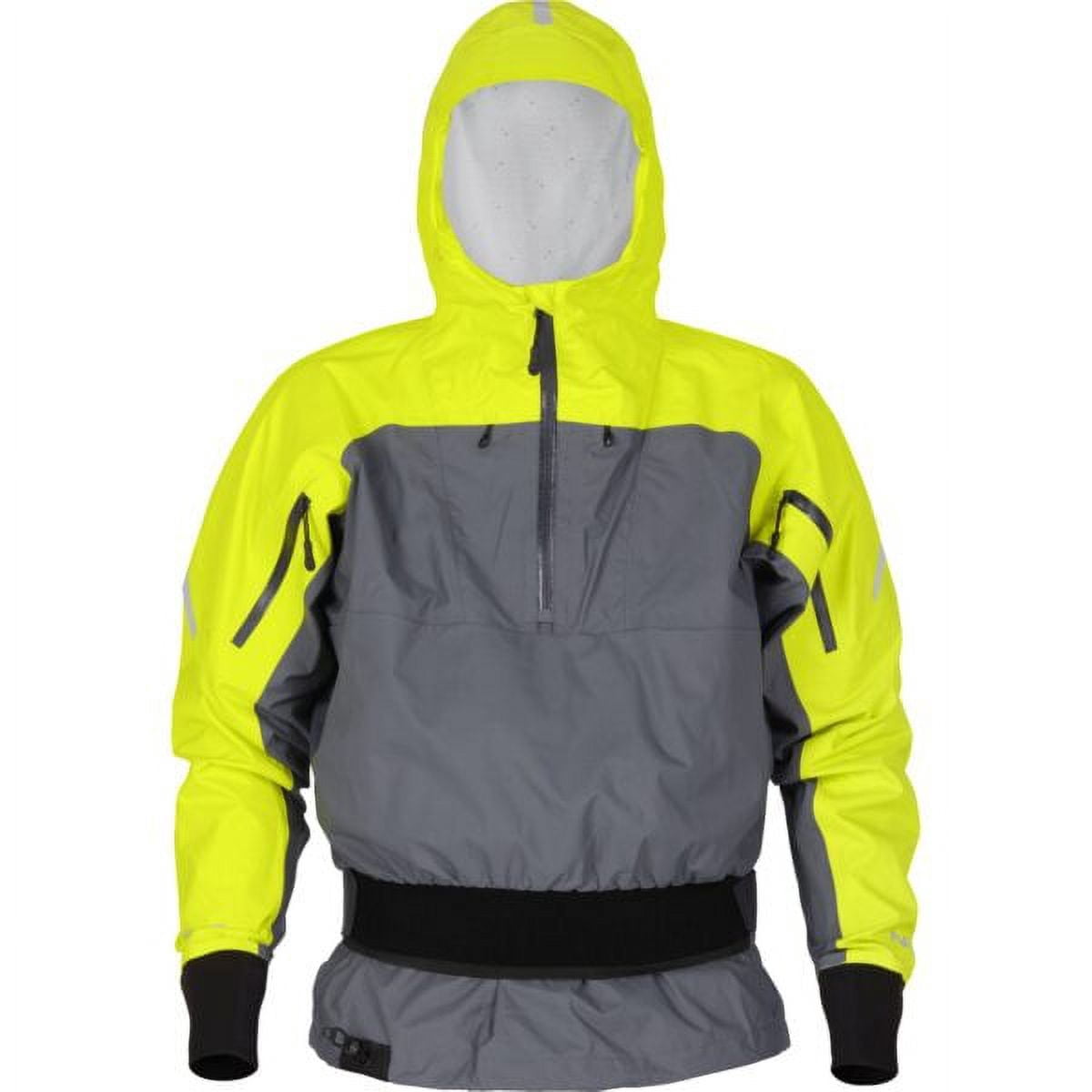 NRS Men's Riptide Splash Jacket Color: Chartreuse/Gray, Size: M ...