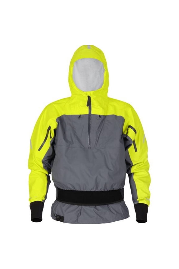 Men's Riptide Splash Jacket Color: Chartreuse/Gray, Size: M