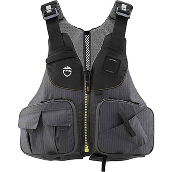 NRS Raku Fishing PFD Color: Charcoal, Size: XS/M