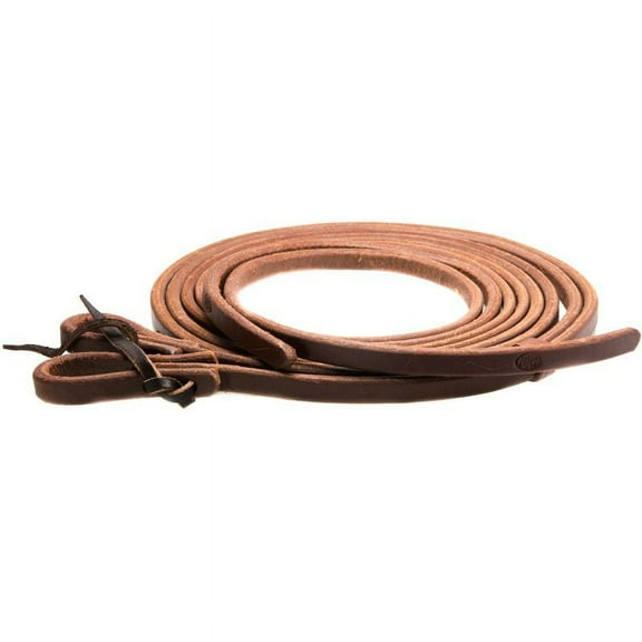 NRS Tack 8ft 1/2in Oiled Hand Rubbed Split Reins