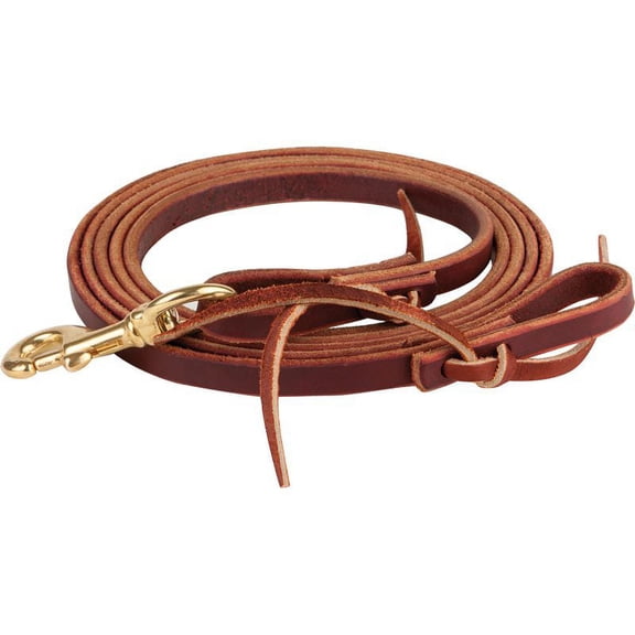 NRS Tack Latigo Flat Roping Reins-1/2 in. x 7.5 ft.