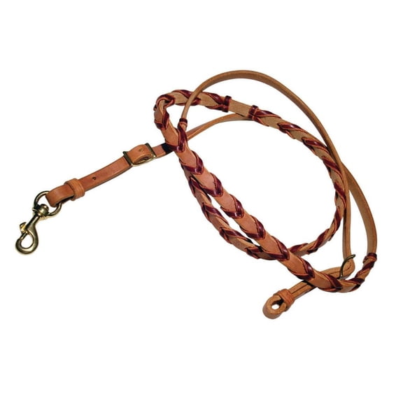 NRS Tack Latigo Laced Harness Leather Barrel Rein