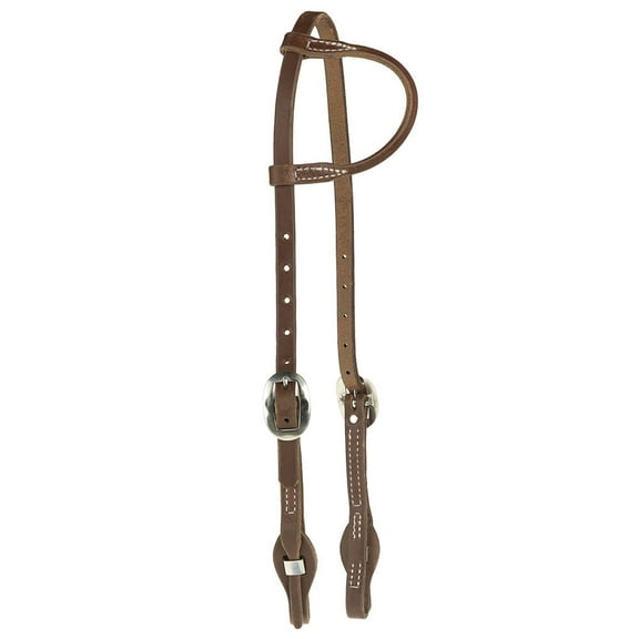 NRS Tack Oiled Box Loop Sliding One Ear Headstall