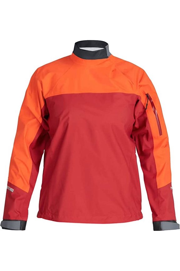 Women's Endurance Splash Jacket Color: Poppy/Vino, Size: XL