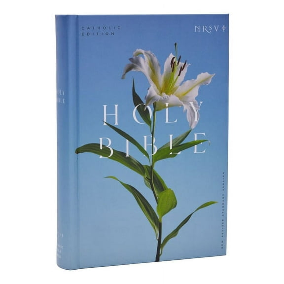 NRSV Catholic Edition Bible, Easter Lily Hardcover (Global Cover Series): Holy Bible, (Hardcover)