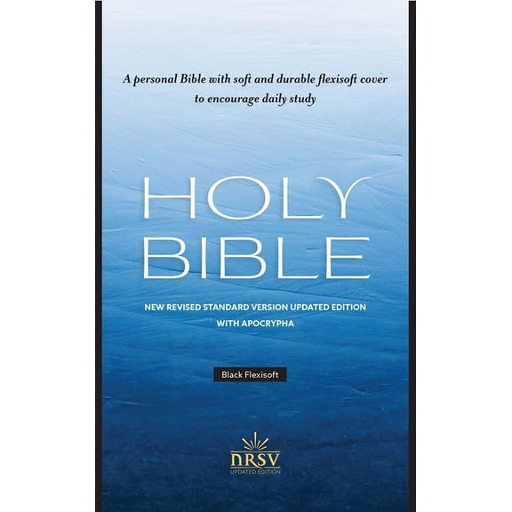 NRSV Updated Edition Holy Bible w/Apocrypha-Black Flexisoft