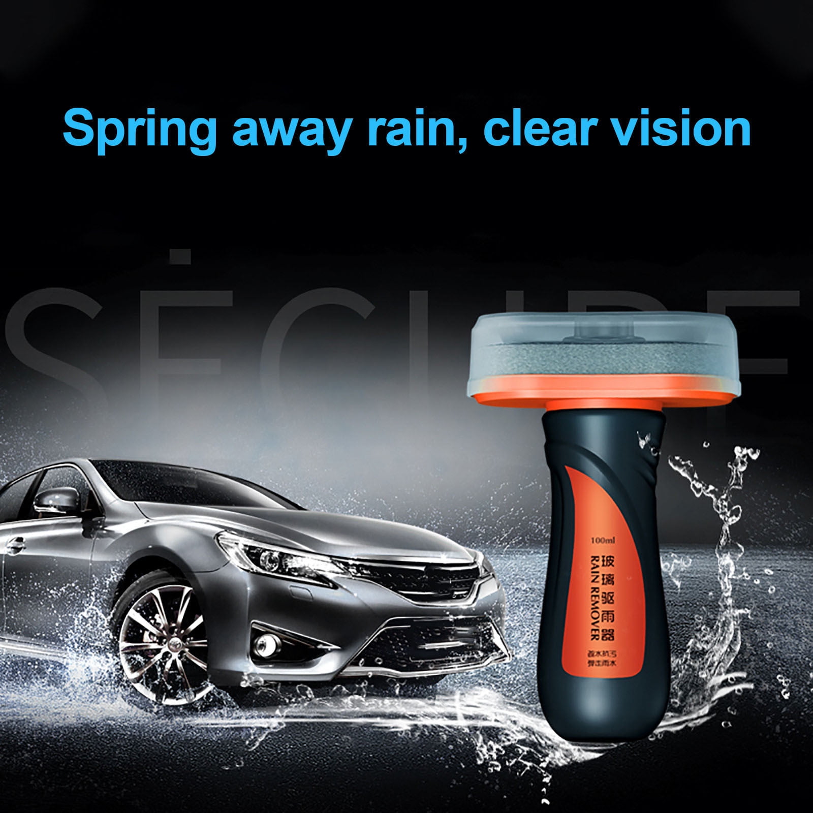 NRUDPQV Car Windshield Glass Coating Agent Hydrophobic Water Rain Repellent  Spray 100ML 