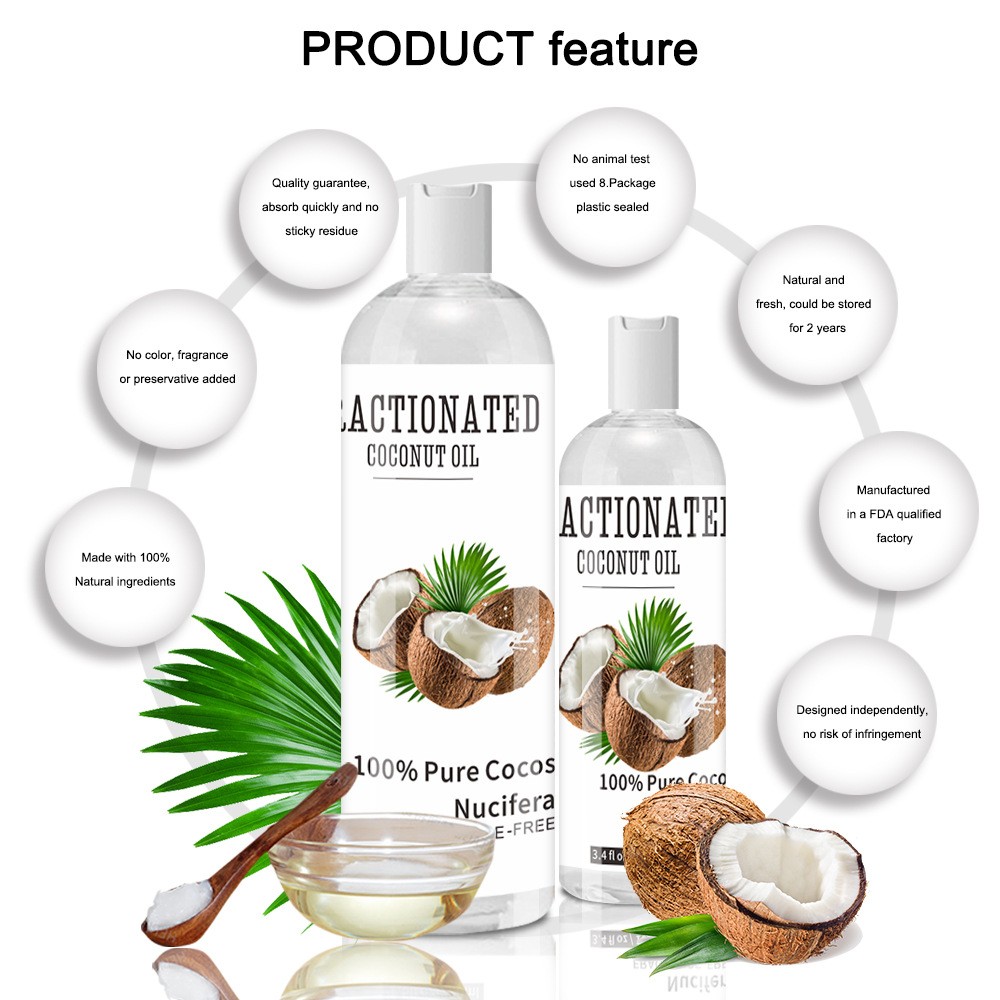 NRUDPQV Essential Oil Fractionated Coconuts Oil 100 Pure & Natural
