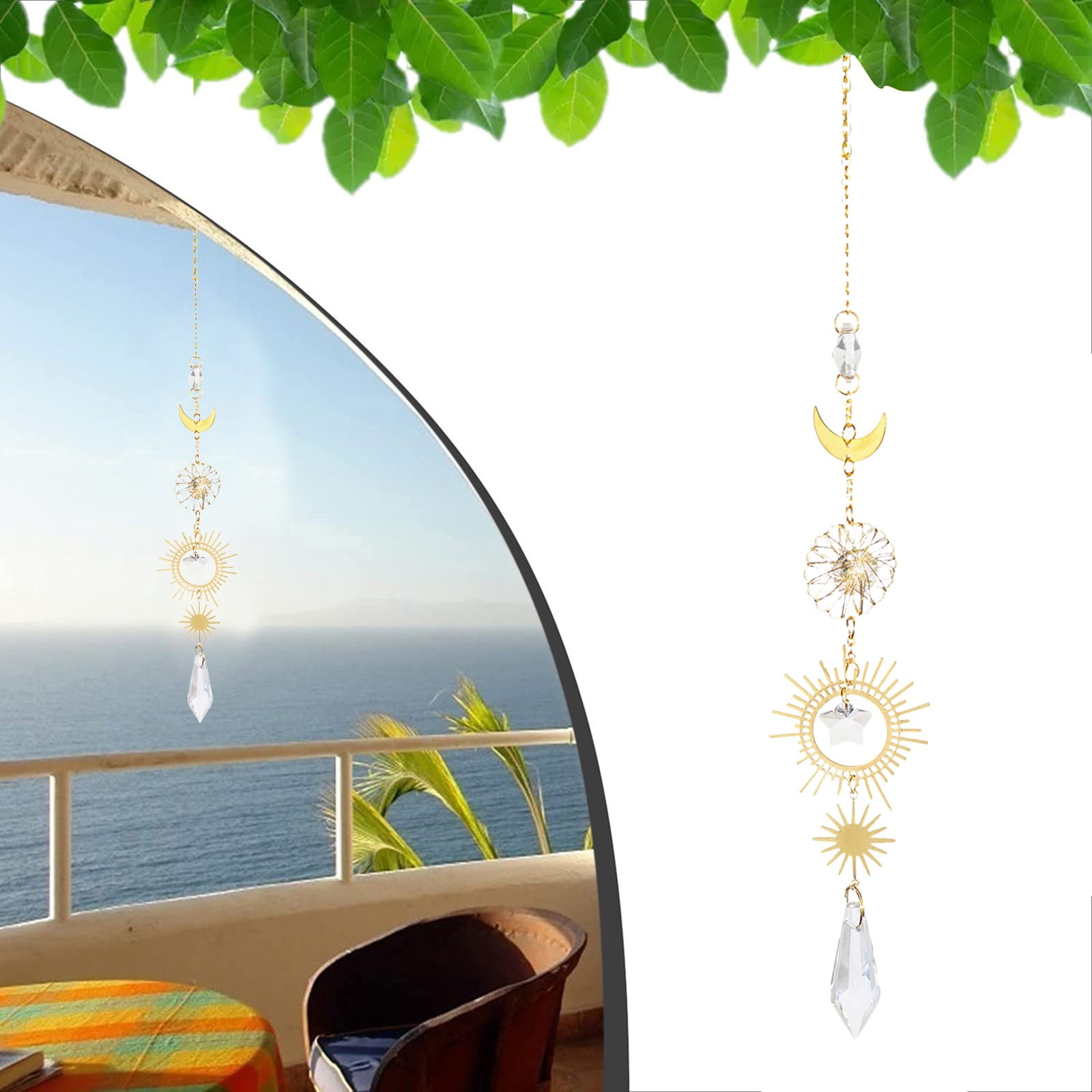 NRUDPQV Room Decor Colorful Crystals Suncatcher Hanging Catcher with