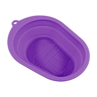Silicone Makeup Brush Cleaner Pad - Efficient Washing Scrubber Board and  Cleaning Mat for Makeup Brushes TIKA