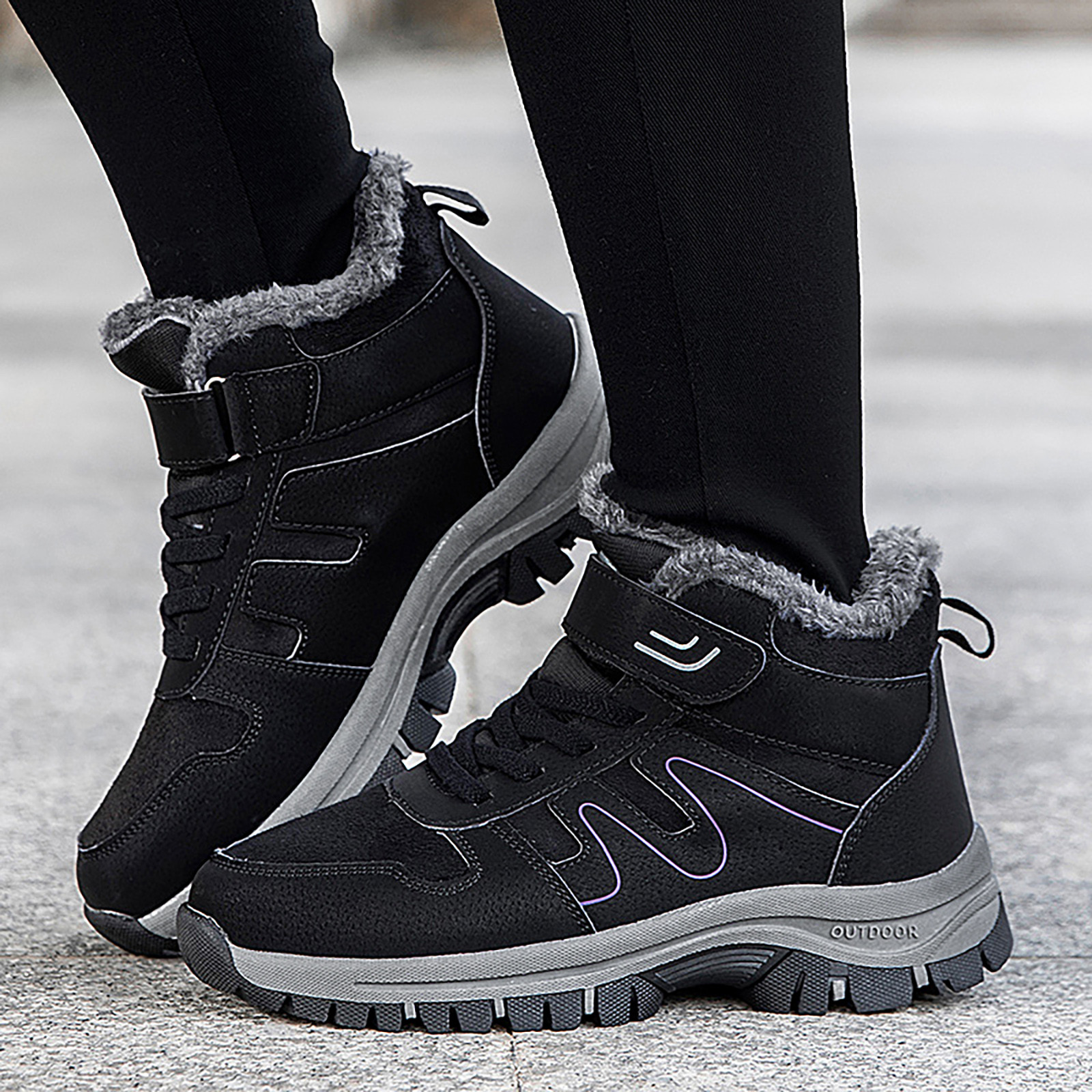 NRUDPQV women's fashion sneakers winterCouple Models Women's Middle