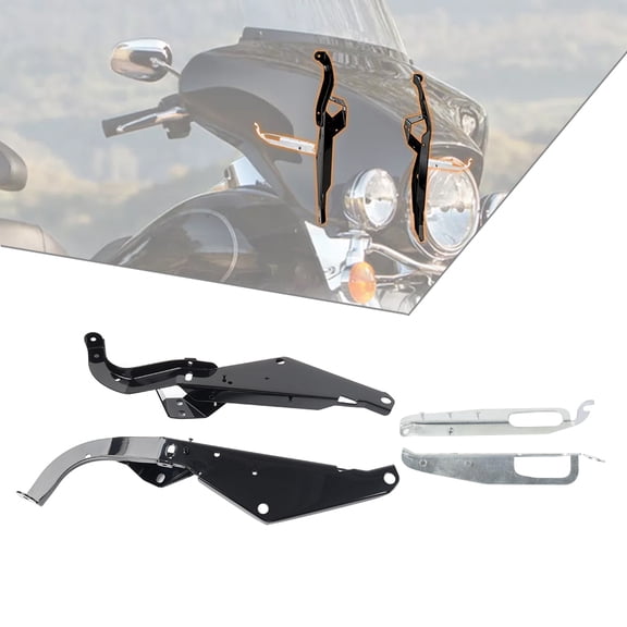 NS 1 Pair Fairing Support Brackets Fairing Kits Stainless steel inner bracket & Steel outer bracket for 1996-2013