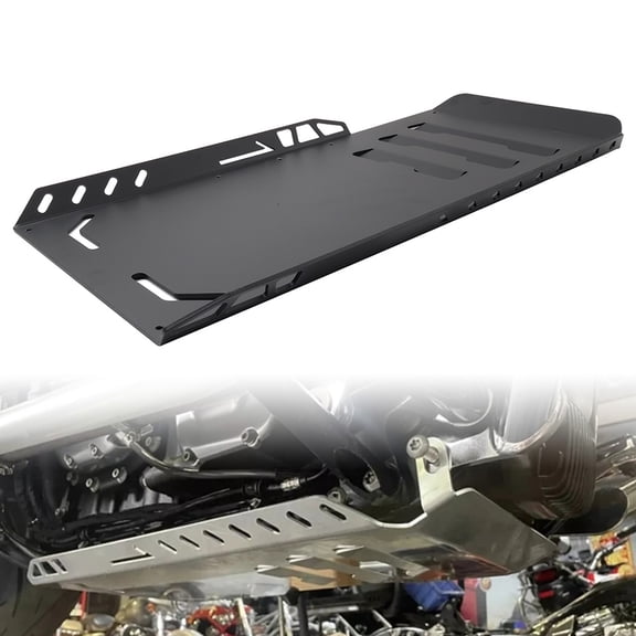 NS 1 Pc Skid Plate Lower Chassis Protection Cover Guard Aluminum Black for BREAKOUT 2018-2024