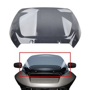 NS 1 Pc Wind Splitter Windshield Windscreen Smoke for Road Glide CVO FLTRXSTSE 2024