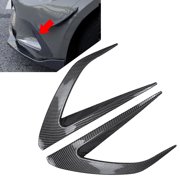 NS 1 pair Side Vent Trims Front Bumper Accessories Mudguard Trim ABS Carbon Fiber Black For Mazda MX-5 ND Miata 2016-2025  After June 2016