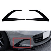 NS 1 pair Side Vent Trims Front Bumper Accessories Mudguard Trim ABS Glossy Black For Mazda MX-5 ND Miata 2016-2025  After June 2016