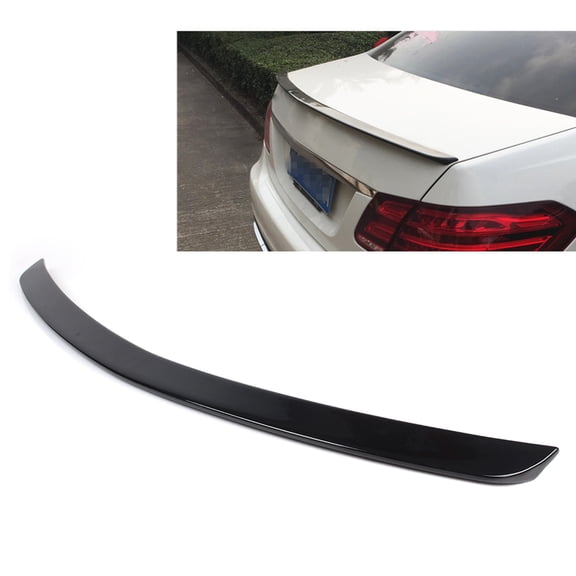 NS 1 pcs Gloss Black Rear Trunk Spoiler Lip Wing Car Rear Trunk Spoiler for E-Class W212 2009-2014