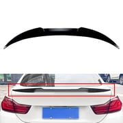 NS 1Pc Rear Trunk Spoiler Wing Glossy Black Car Trunk Spoiler Rear Trunk Lip Car Rear Spoiler Exterior Glossy Black for F36 4 Series 4 Door Gran Coupe Model Only 2014-2020