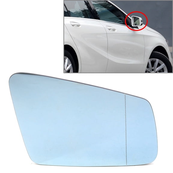 NS 1Pc Rearview Mirror Glass Right Rearview Mirror Rearview Automotive Outside Right for A Class W176 2012-2018