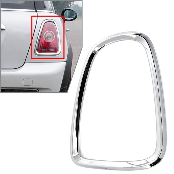NS 1Pc Tail Light Ring Trim Right Headlight Trim Ring Head Light Bezel Headlight Bezels Right For BMW For Mini Cooper R55 Clubman 2008-2015