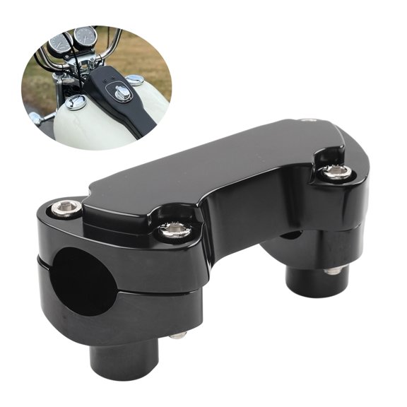NS 2 Pcs Aluminium Top Clamp 2" Handlebar Riser A for Dyna /